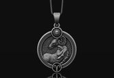 Aries Pendant Oxidized Finish