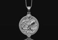 Load image into Gallery viewer, Aquarius Handmade Sterling Silver Necklace Polished Finish
