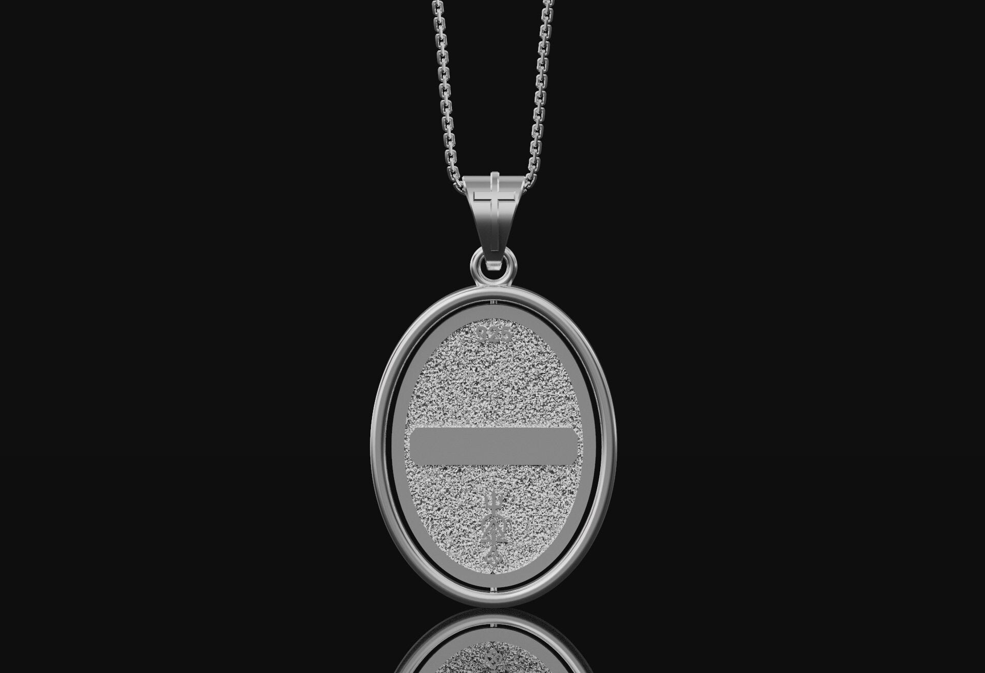 Rotating Jesus Pendant