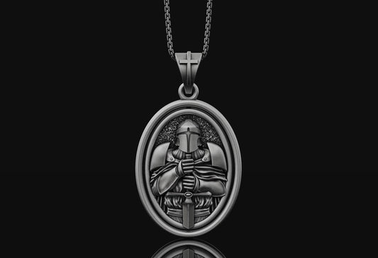 Rotating Crusader Pendant