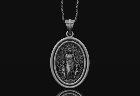 Rotating Mary Pendant