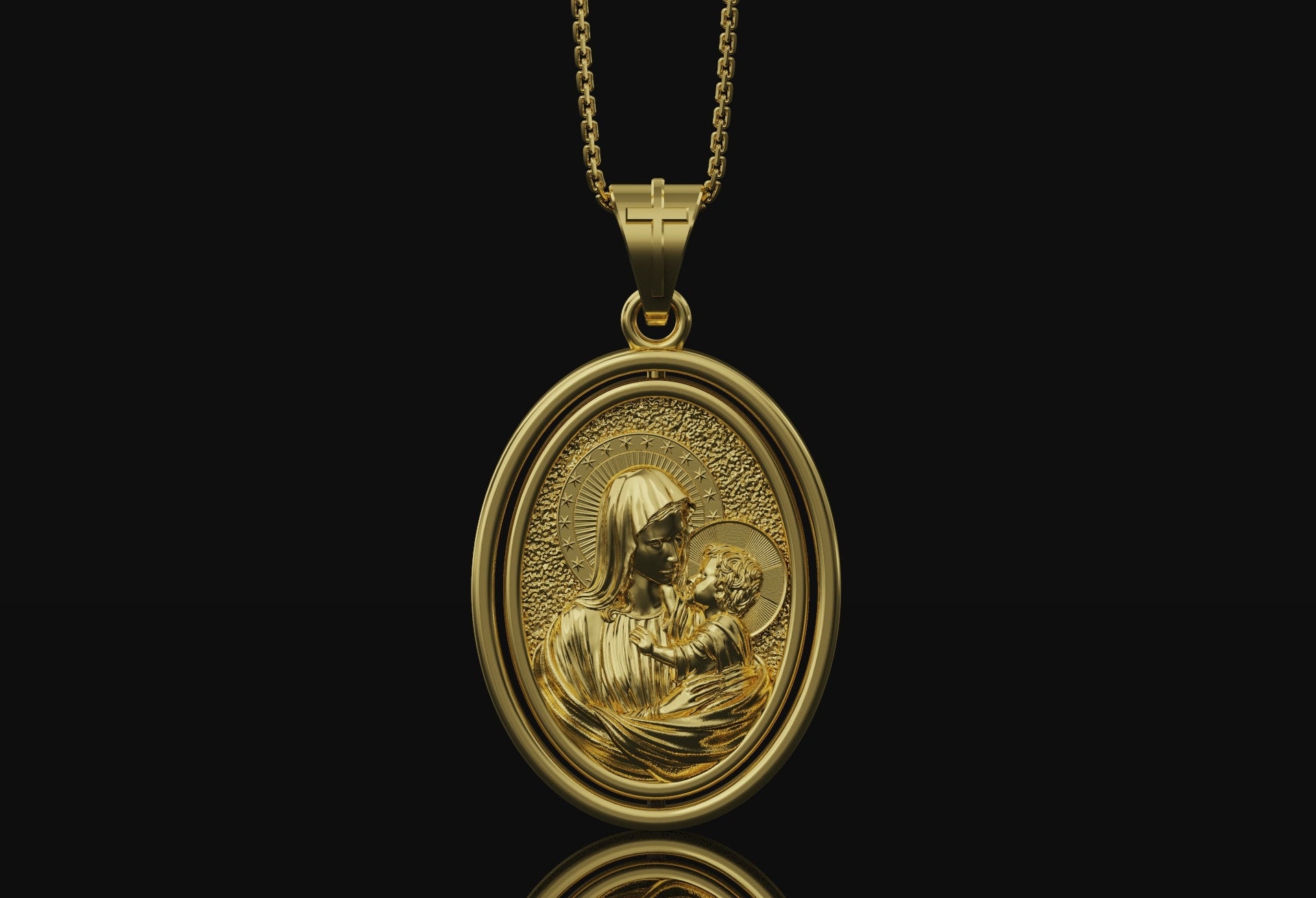 Rotating Mother Mary