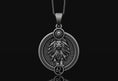 Load image into Gallery viewer, Leo Pendant Oxidized Finish
