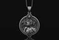 Load image into Gallery viewer, Virgo Pendant Oxidized Finish
