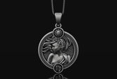 Virgo Pendant Oxidized Finish