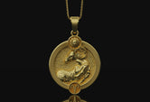 Aries Pendant Gold Finish