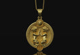 Load image into Gallery viewer, Gemini Pendant Gold Finish
