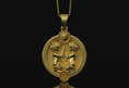 Bild in Galerie-Betrachter laden, Gemini Pendant Gold Finish
