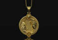 Bild in Galerie-Betrachter laden, Pisces Pendant Gold Finish
