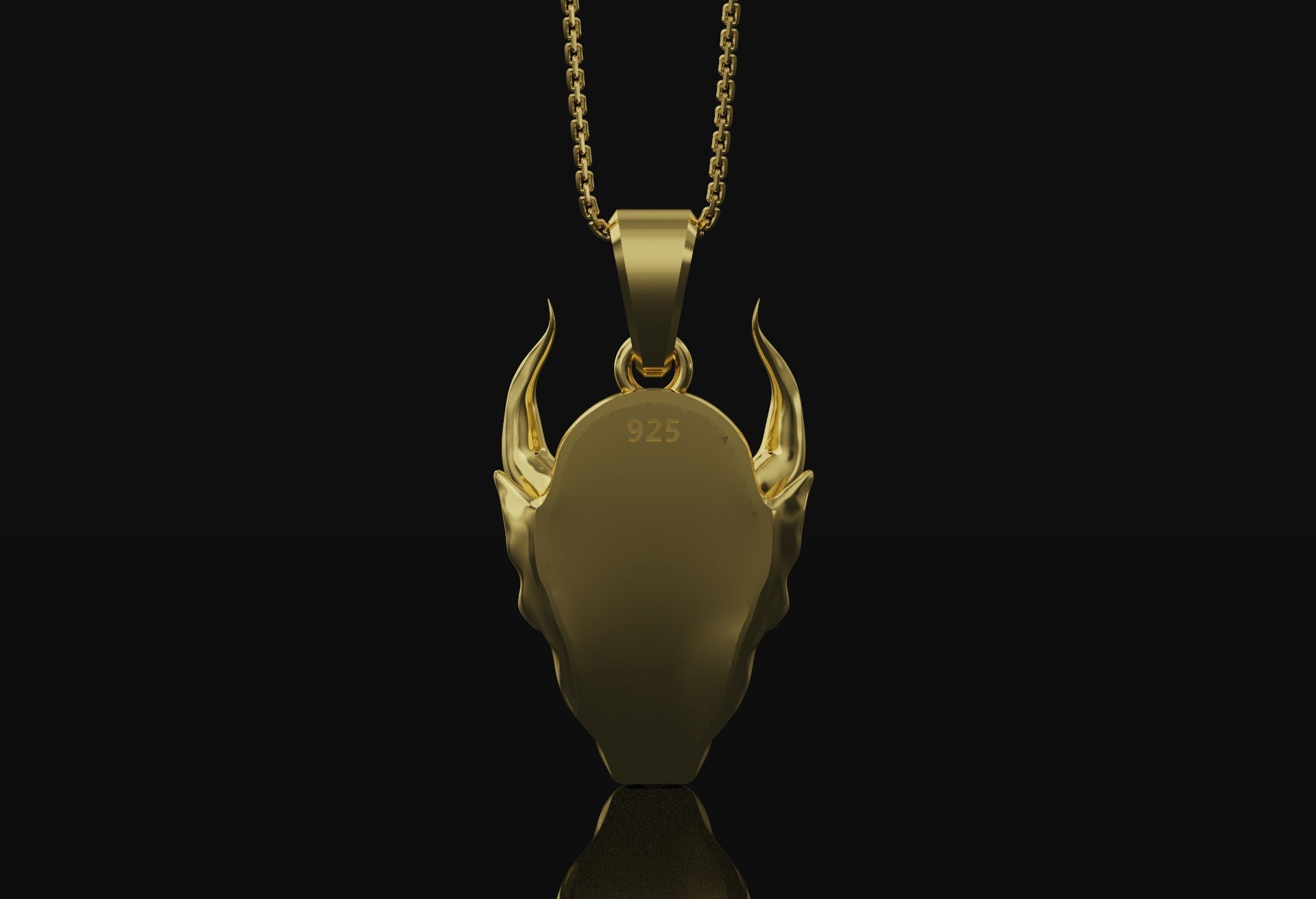 Oni Mask Necklace