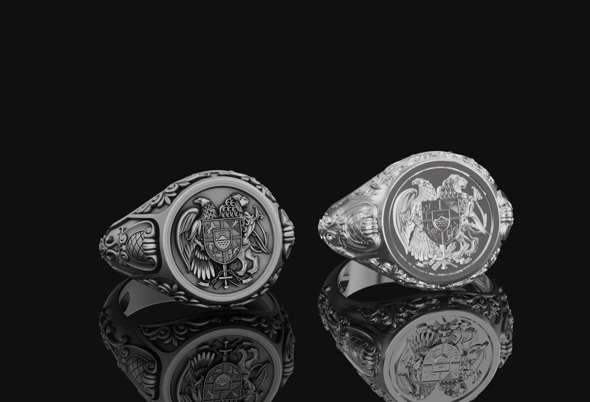 Armenian Coat of Arms Ring