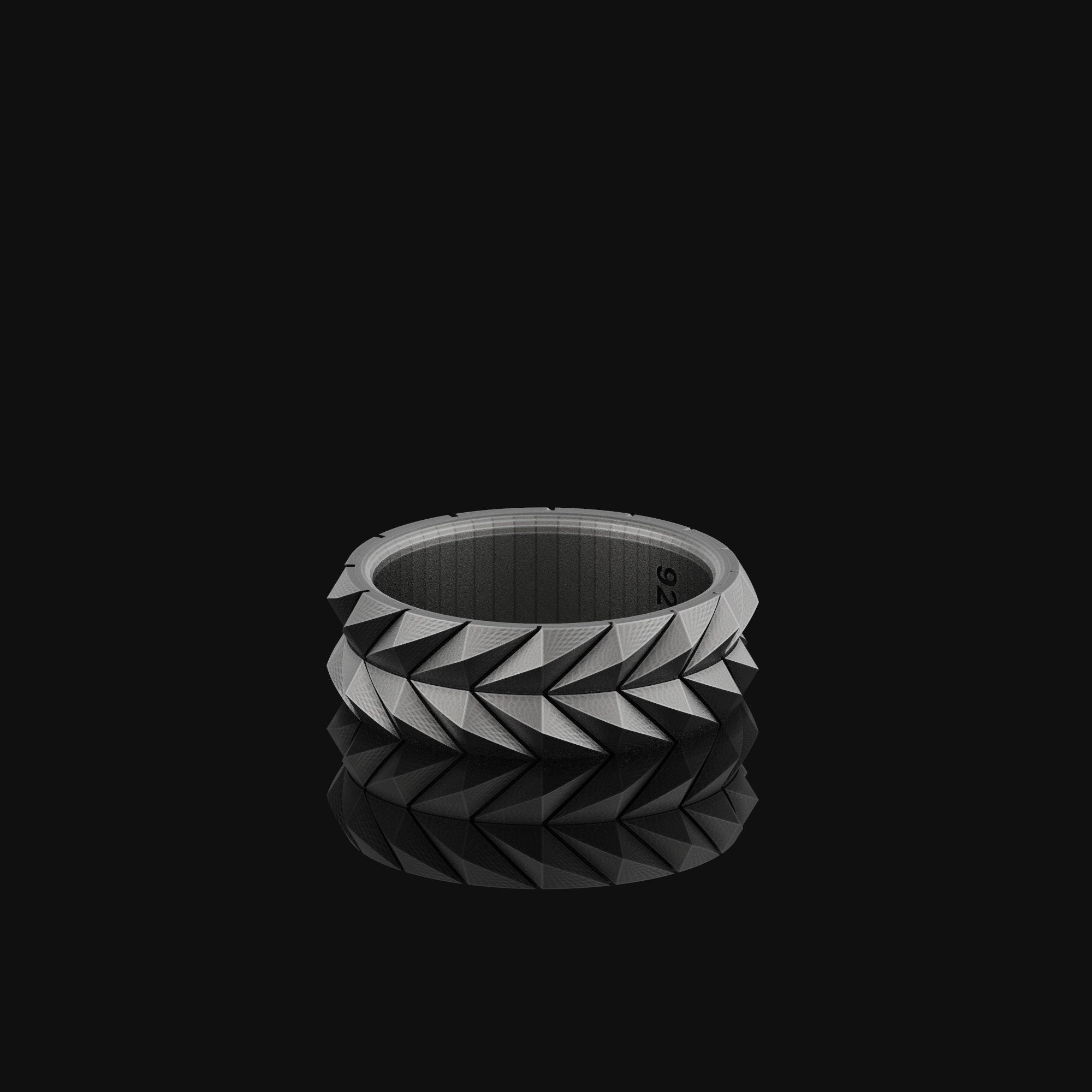 Tire Pattern Band - Engravable