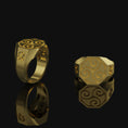 Load image into Gallery viewer, Celtic Triskelion Ring
