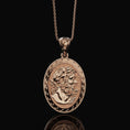 Bild in Galerie-Betrachter laden, God Zeus Pendant Rose Gold Finish
