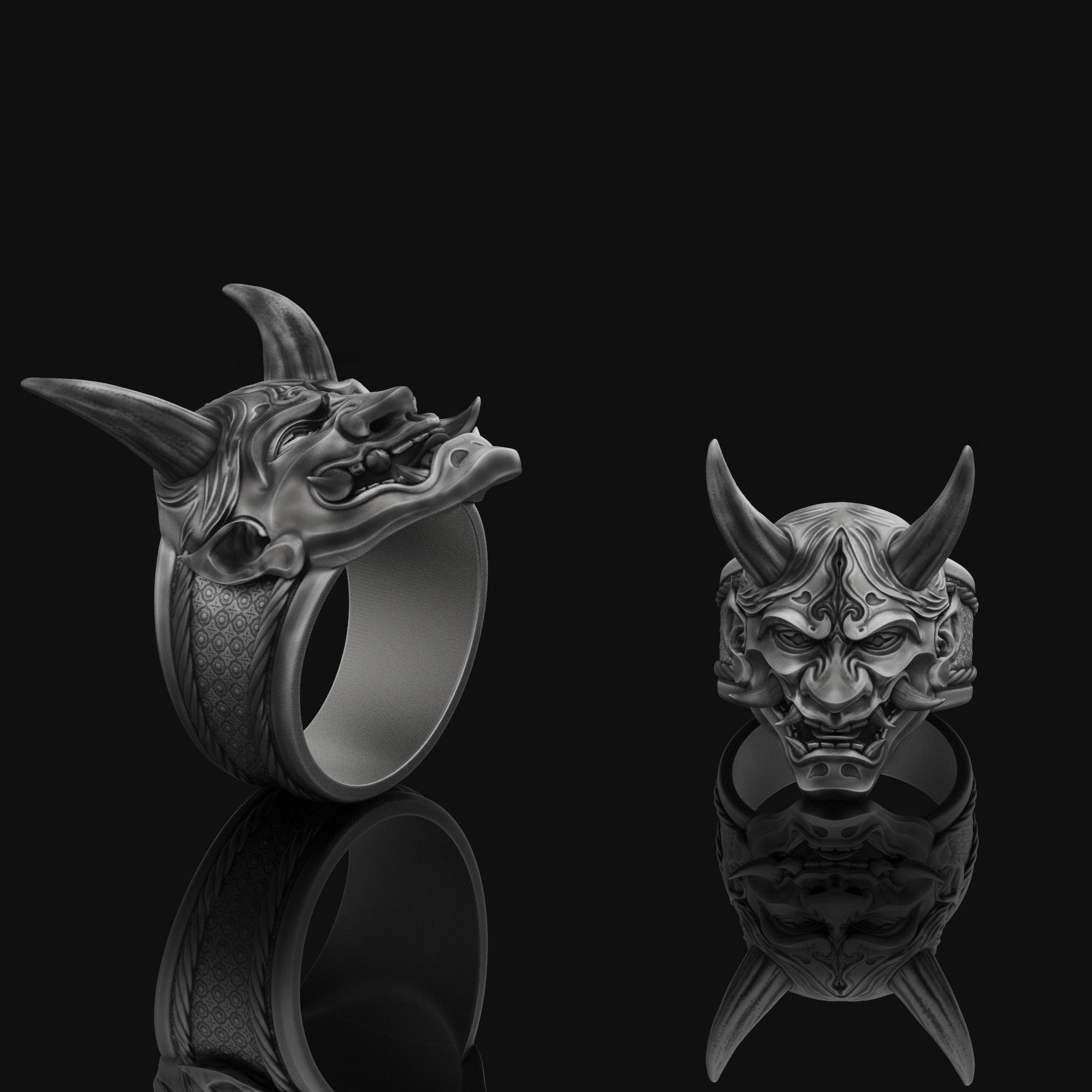 Oni Mask Ring