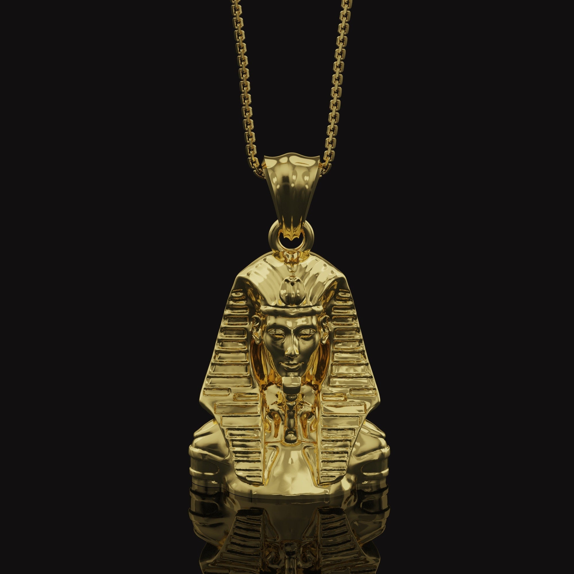 Tutankhamun Pendant Gold Finish