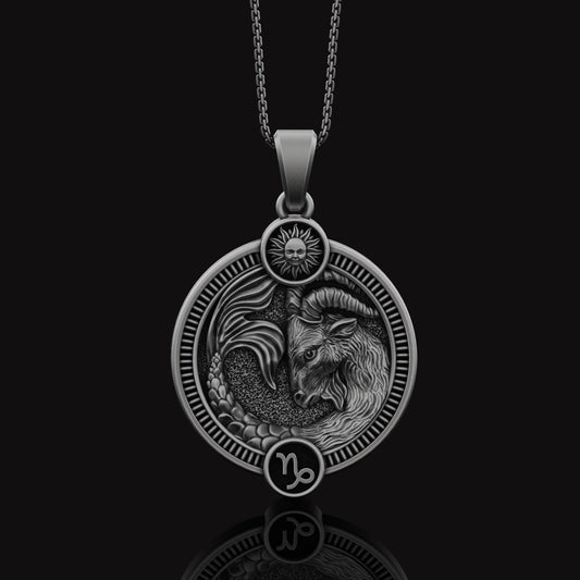 Capricorn Pendant Oxidized Finish