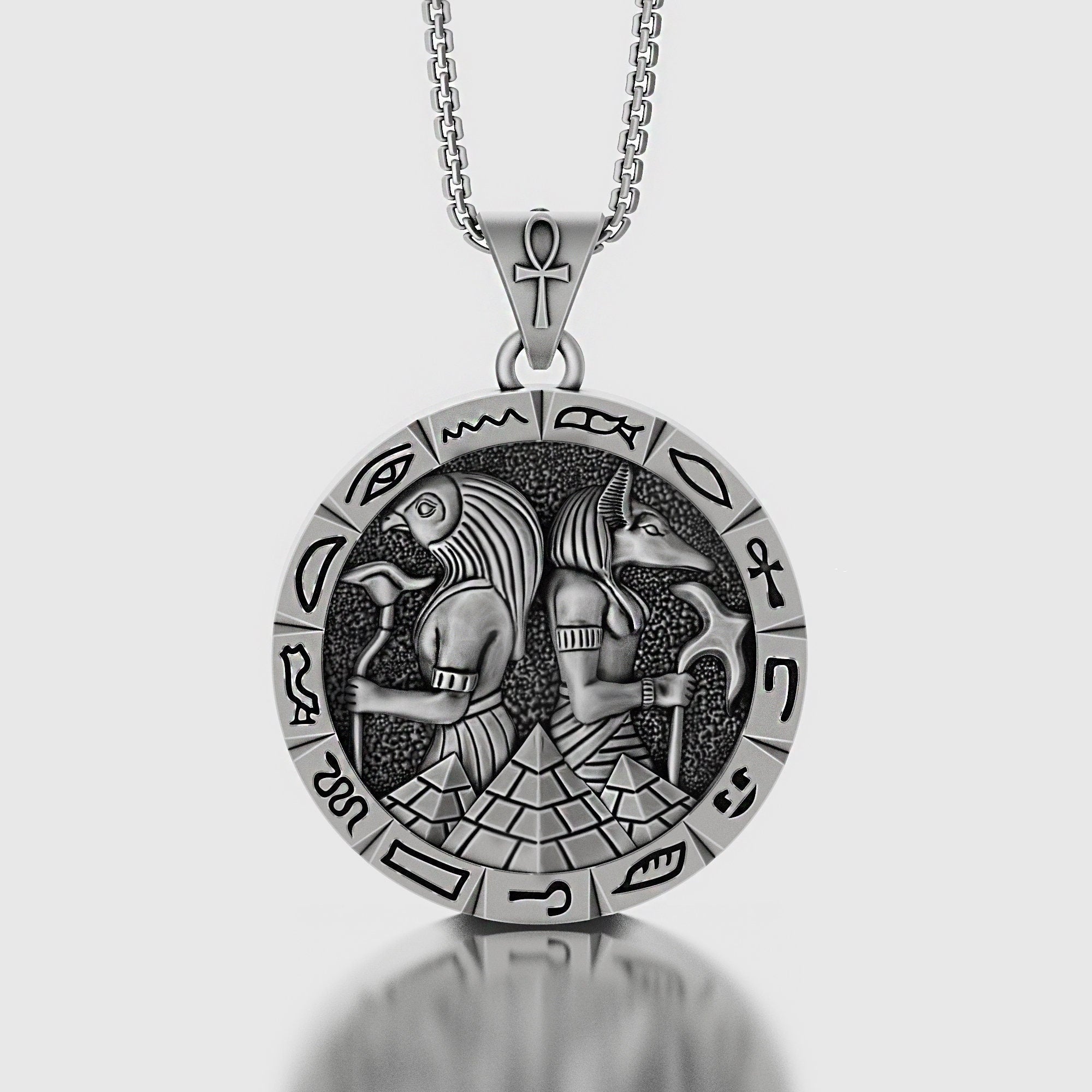 Anubis and Horus Necklace