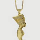 Gold Nefertiti Pendant