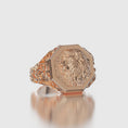 Load image into Gallery viewer, Lion Ring Rose Gold Finish
