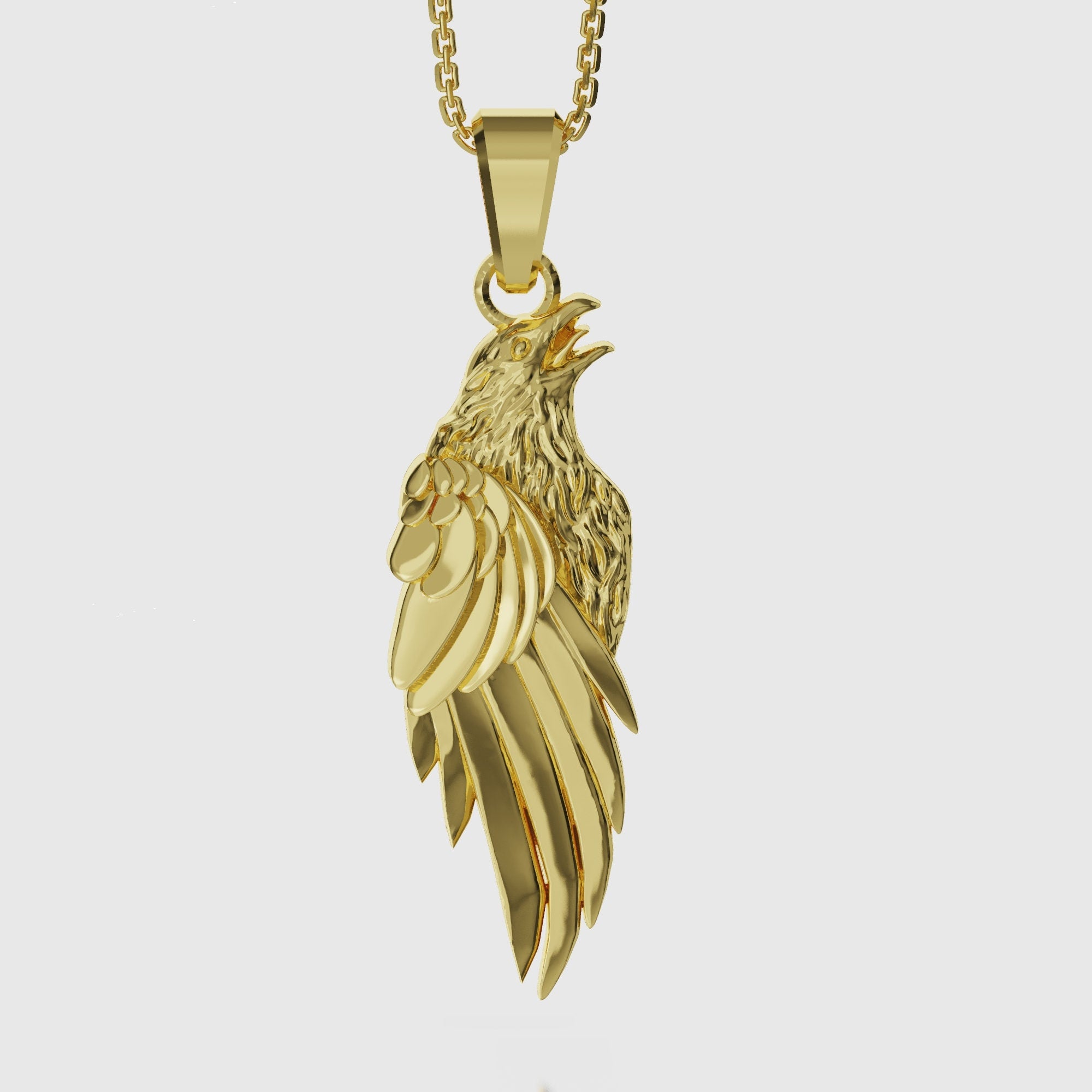 Viking Raven Necklace