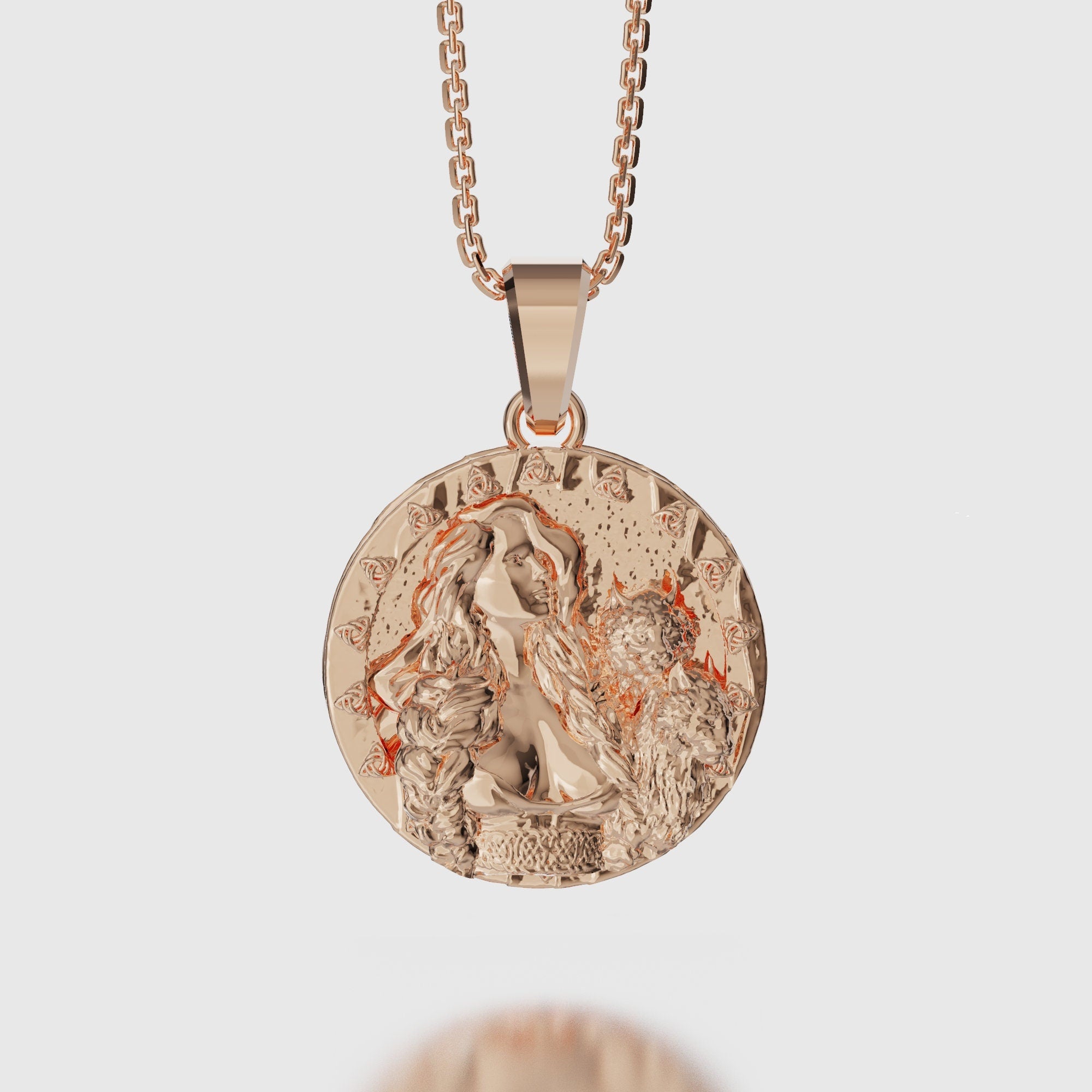 Freya Necklace Rose Gold Finish