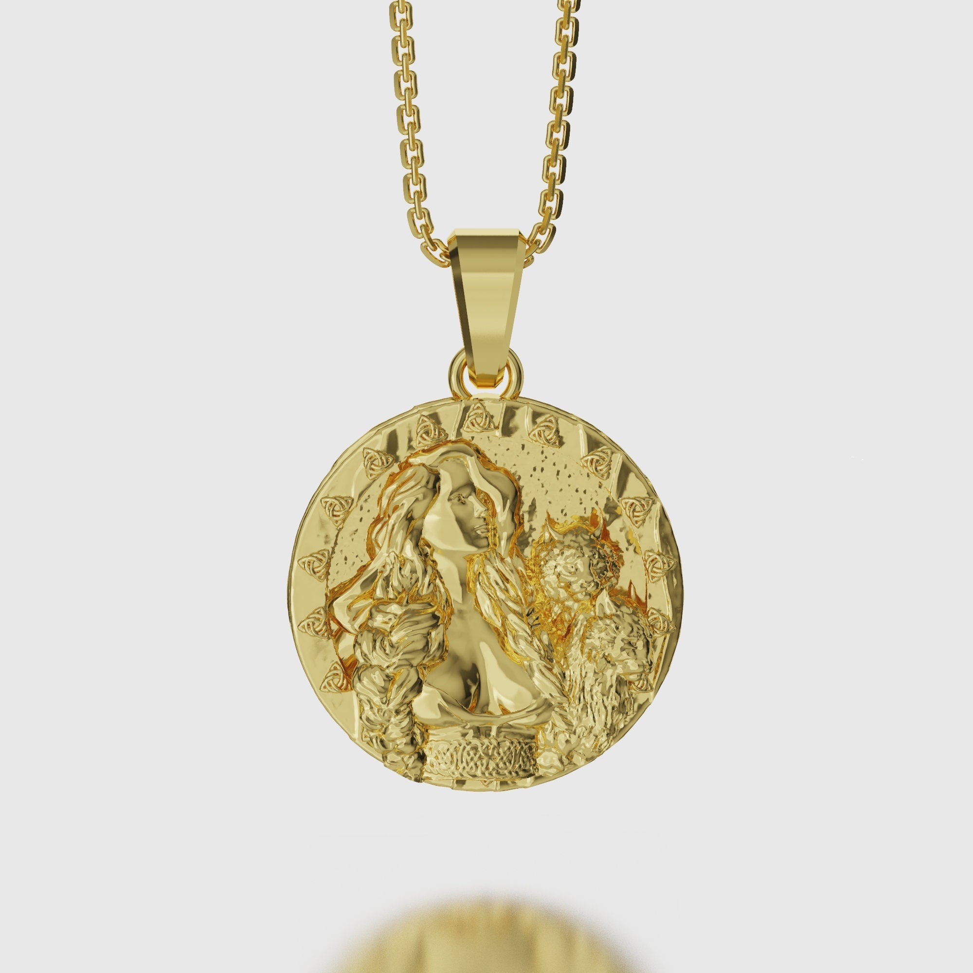 Freya Necklace Gold Finish