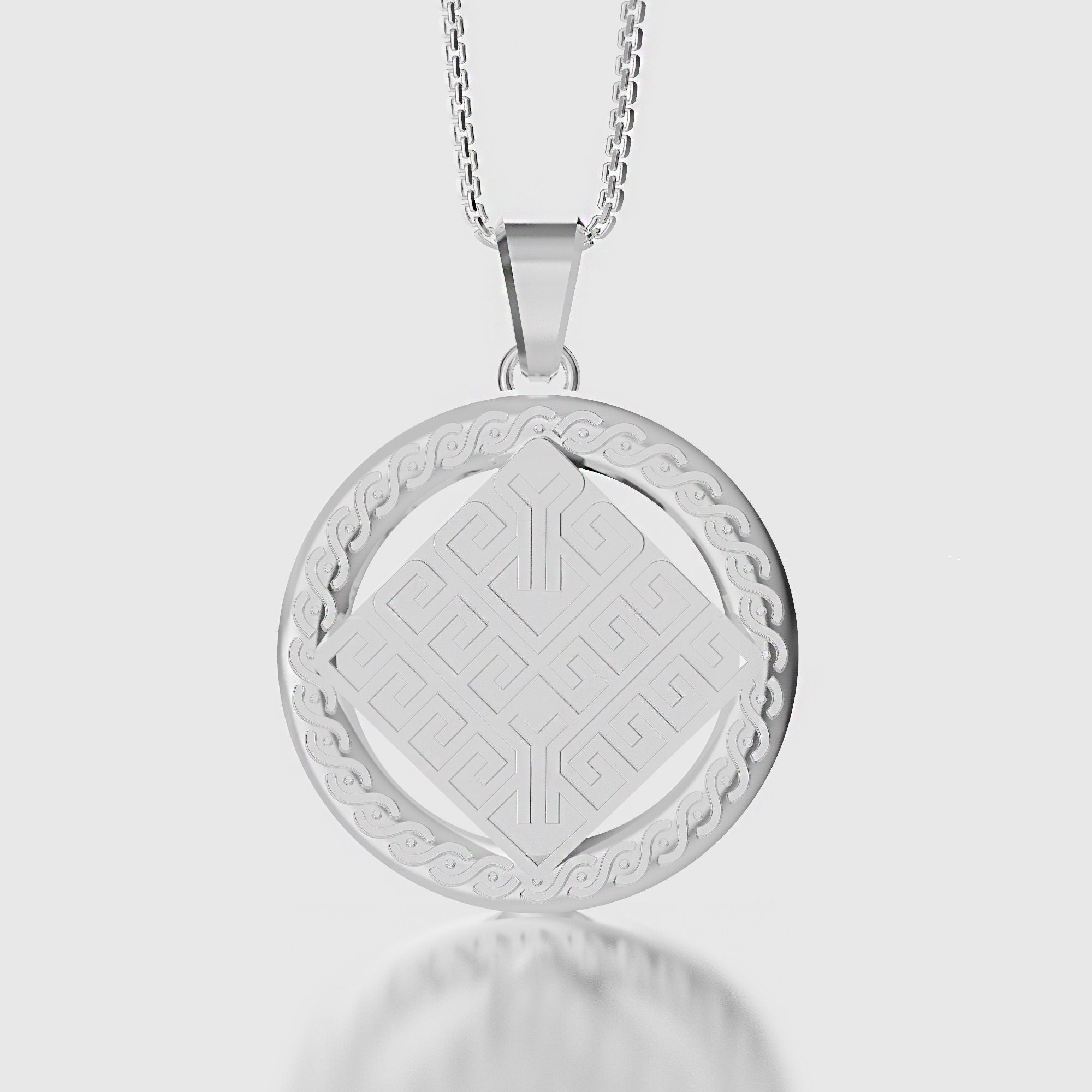 Yggdrasil Necklace Polished Finish