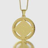 Yggdrasil Necklace Gold Finish