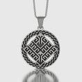 Load image into Gallery viewer, Yggdrasil Necklace Oxidized Finish
