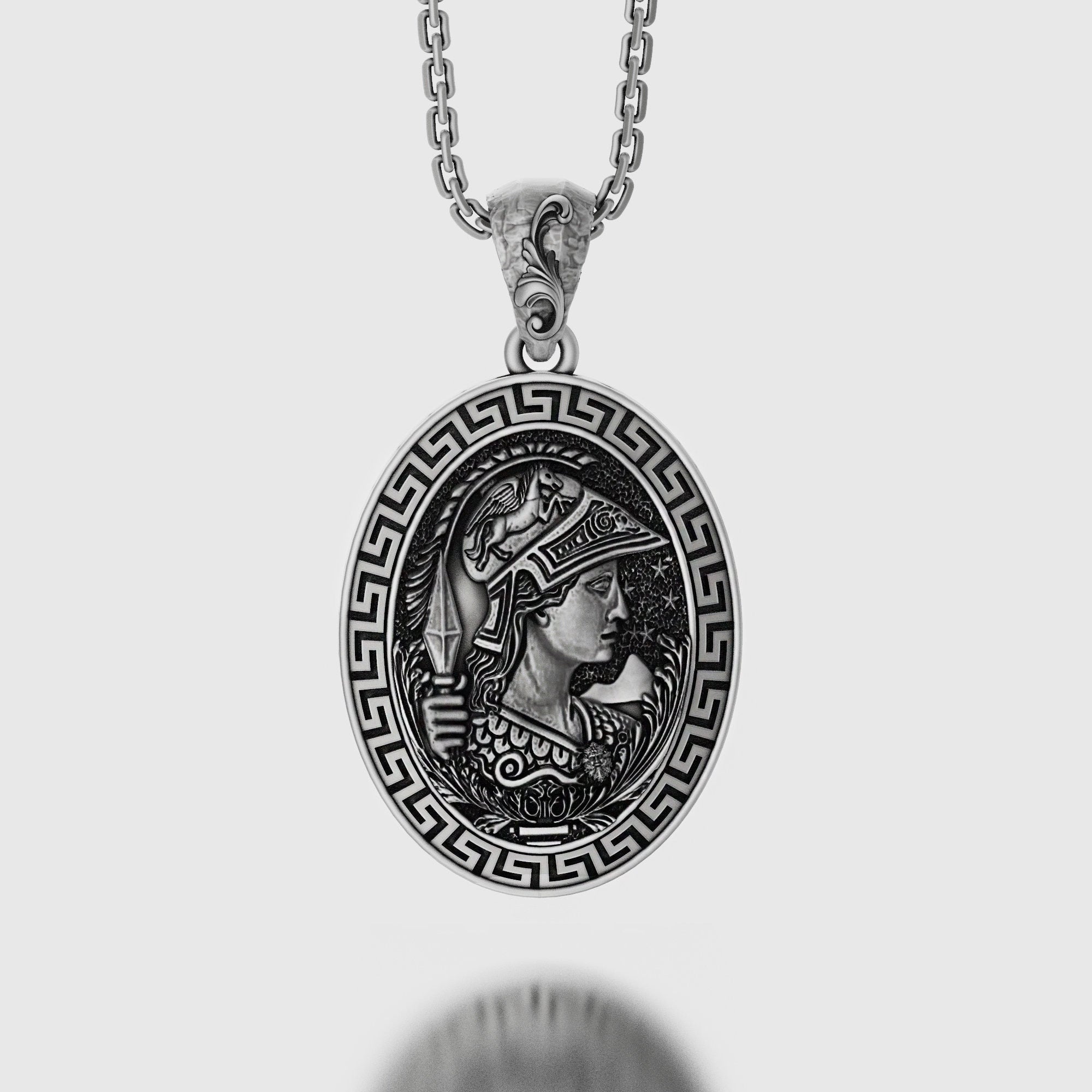Minerva Pendant Oxidized Finish
