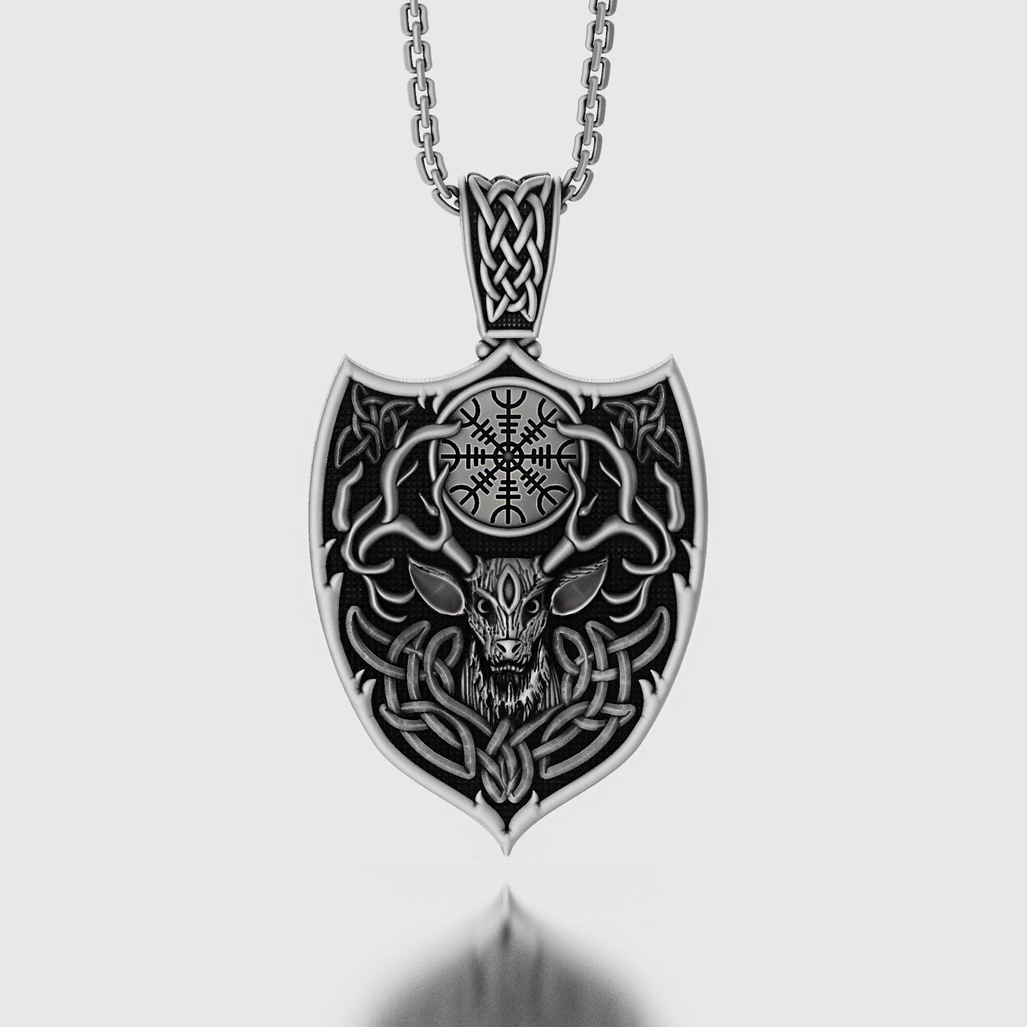 Celtic Deer Necklace