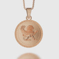 Load image into Gallery viewer, Gryphon Pendant Rose Gold Finish
