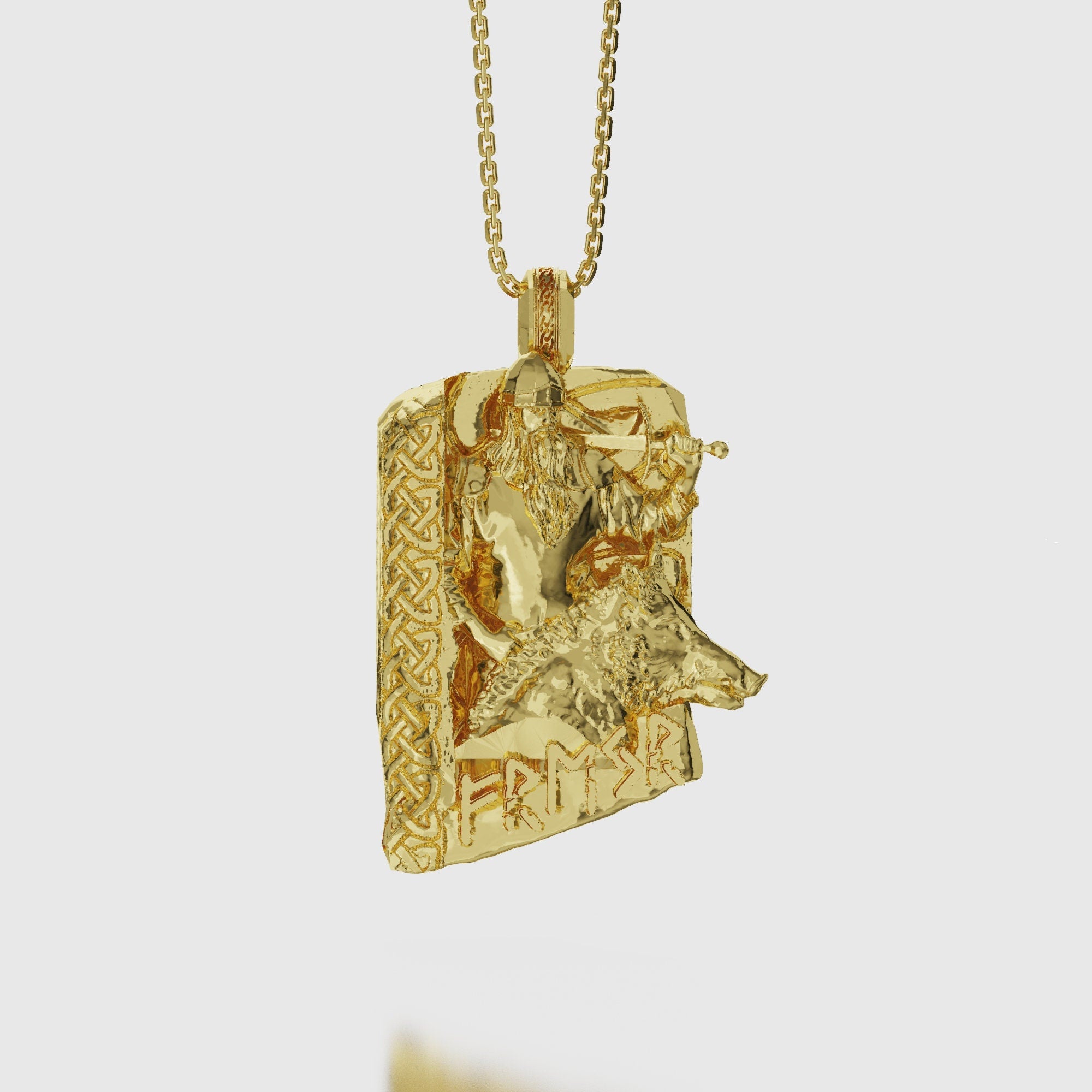 Thor Pendant Gold Finish