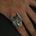 Load image into Gallery viewer, Silver Hermes Ring
