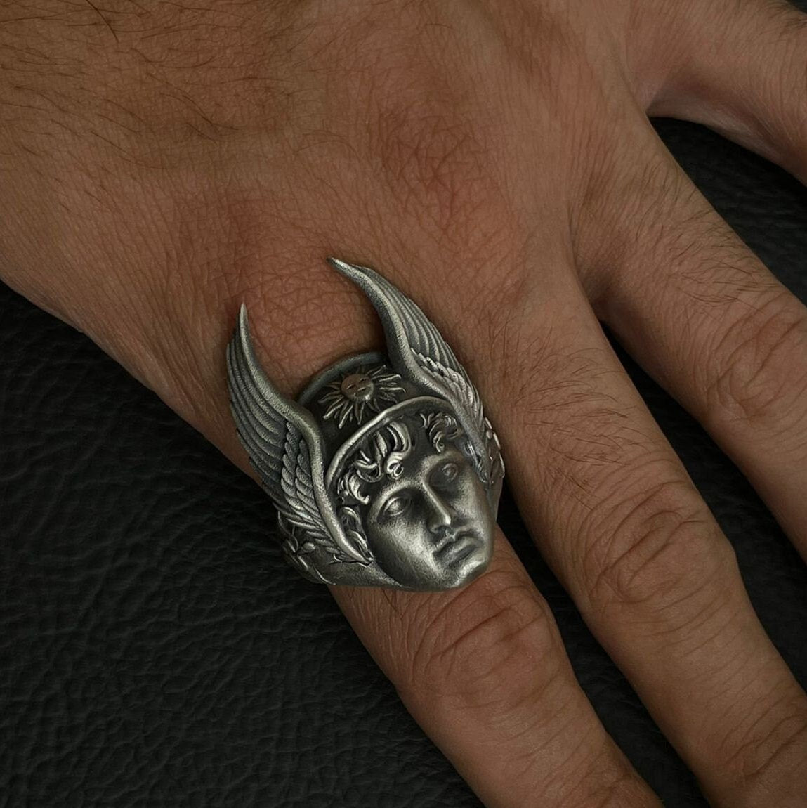 Silver Hermes Ring