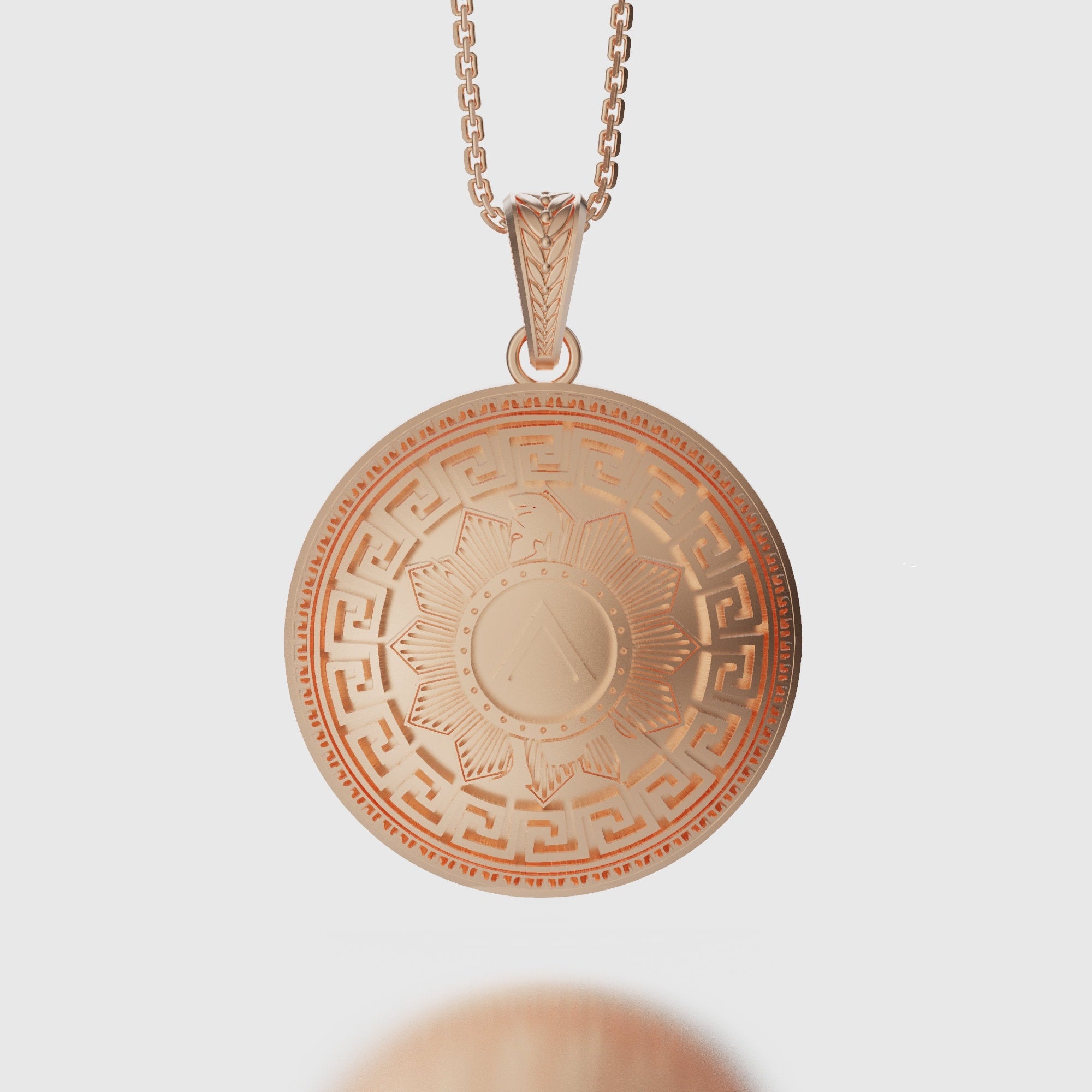 Spartan Pendant Rose Gold Finish