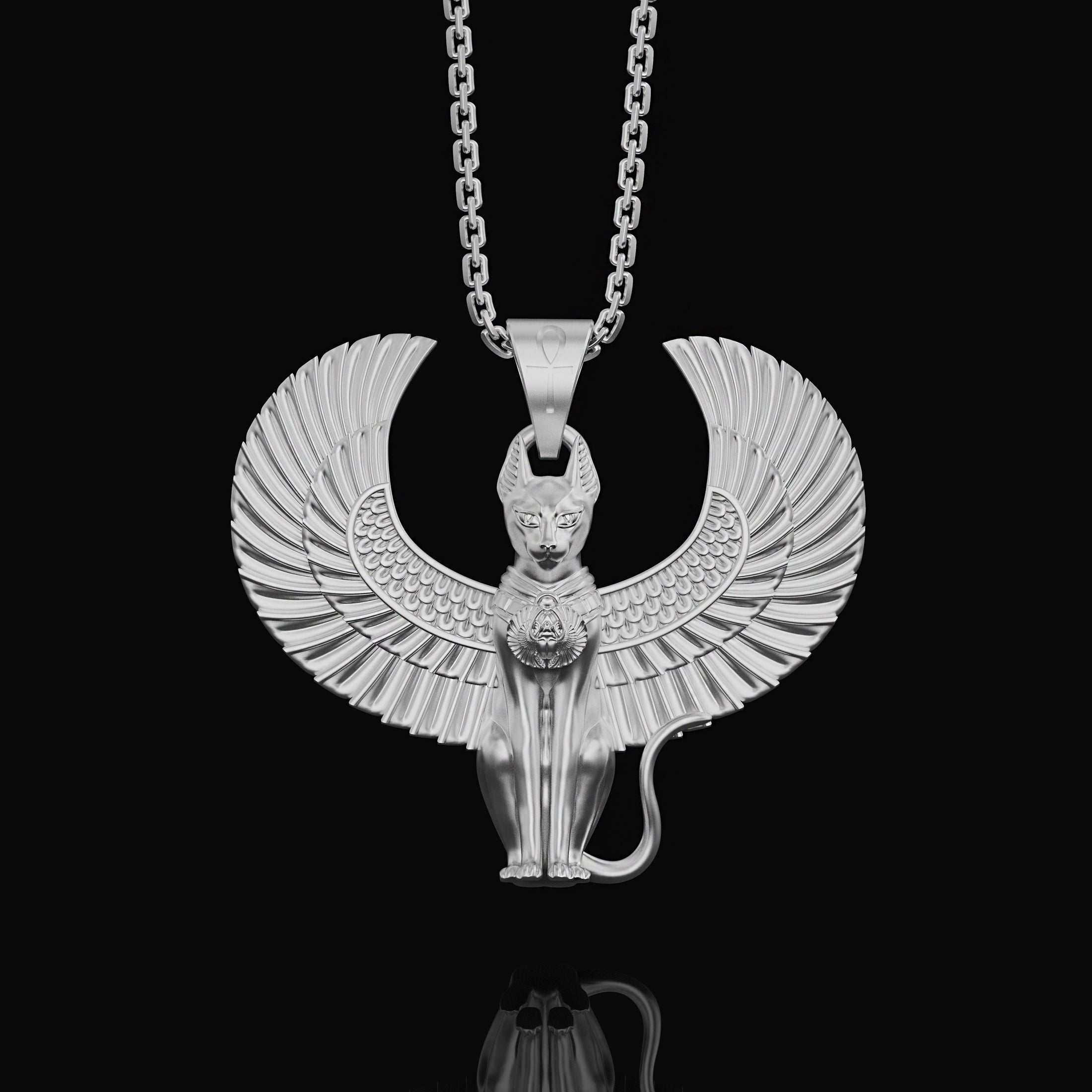 Silver Sphinx Necklace