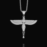 Goddess Isis Necklace Polished Finish