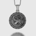 Load image into Gallery viewer, Gryphon Pendant Oxidized Finish
