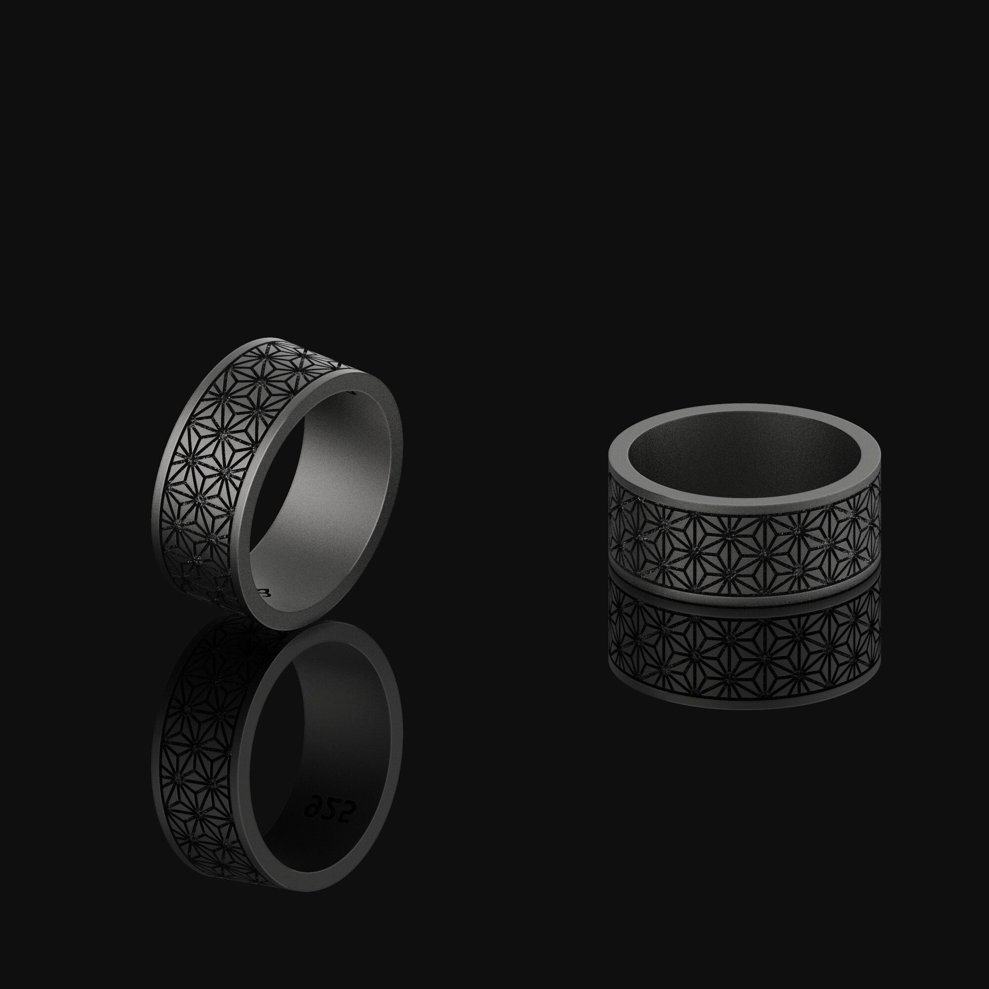 Floral Band - Engravable