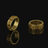 Valknut Band - Engravable