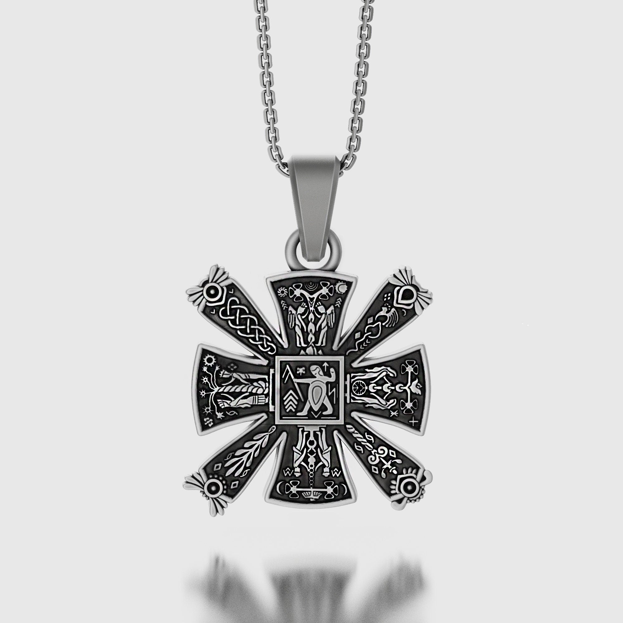 Isis Pendant Oxidized Finish