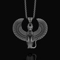 Load image into Gallery viewer, Silver Sphinx Necklace
