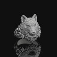 Load image into Gallery viewer, Wolf Head Ring
