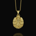 Load image into Gallery viewer, Silver Owl with Gold Finish

