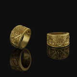 Masonic Ring Gold Finish