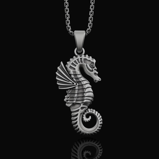 Handmade Silver Seahorse