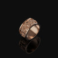 Load image into Gallery viewer, Roman Sculpture Band - Engravable Rose Gold Finish
