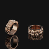 Moses Renaissance Band Rose Gold Finish